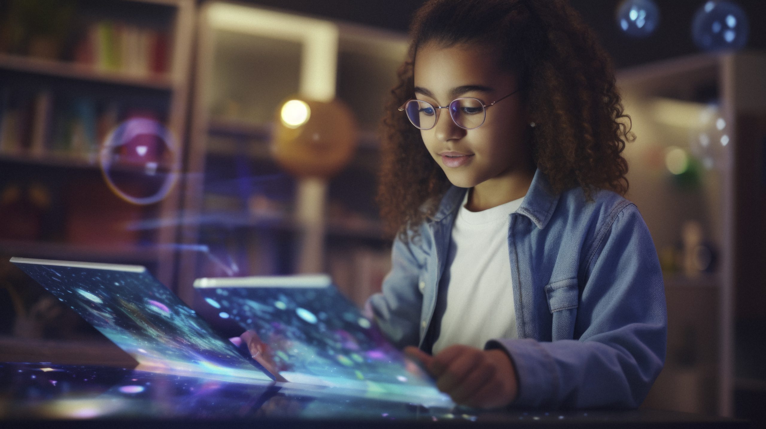 Teacher providing individualized educational support